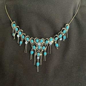 Swarovski blue necklace